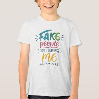 Gefälschte Menschen überraschen mich nicht mehr Tri-Blend Shirt