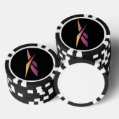 Gefälschtes Logo Pokerchips (Stapel)