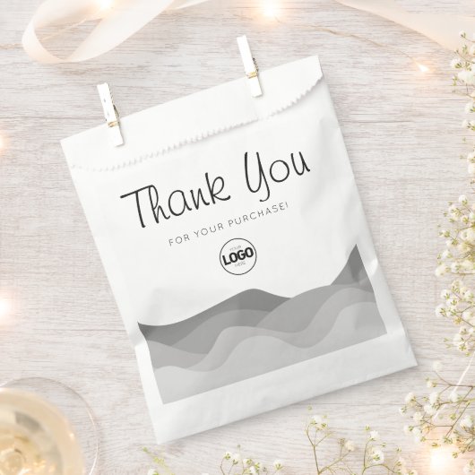 Gefälte Taschen Danke Papiertasche Geschenktütchen (Ausgeschnitten)