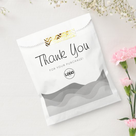 Gefälte Taschen Danke Papiertasche Geschenktütchen (Versiegelt)