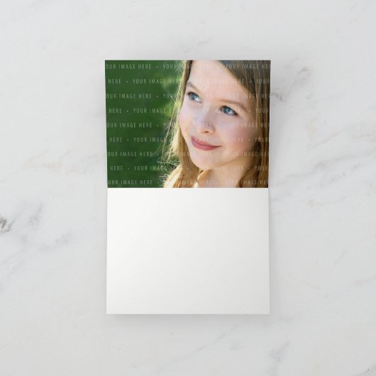 GEFALTET DANKE, den lila mitzvah Goldconfetti zu Dankeskarte (Innenseite)