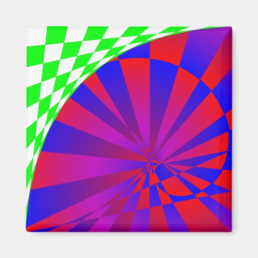Gefaltete Abmessungen von Kenneth Yoncich Magnet (Vorne)