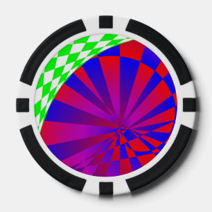 Gefaltete Abmessungen von Kenneth Yoncich Pokerchips