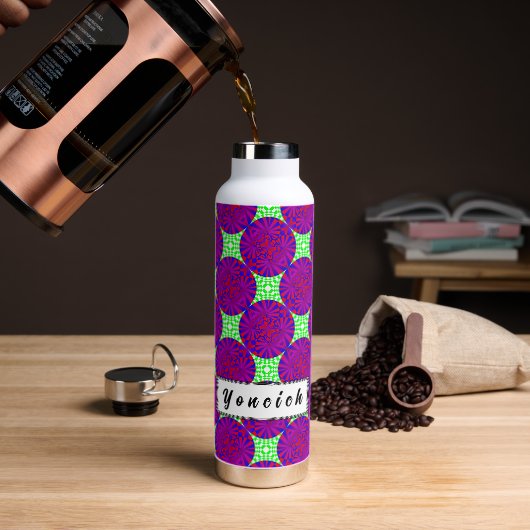 Gefaltete Abmessungen von Kenneth Yoncich Trinkflasche (Kaffee)