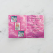 Gefaltete Ankündigungskarte Ankündigung (Innenseite)