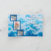 Gefaltete Ankündigungskarte Ankündigung (Innenseite)