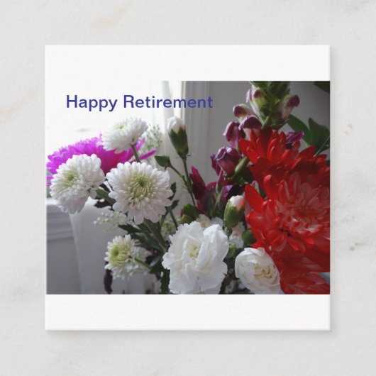 Gefaltete Ankündigungskarte Begleitkarte (Vorderseite)