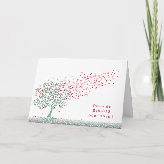 Gefaltete Dankeskarte (Vorderseite)