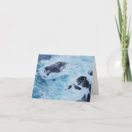 Gefaltete Dankeskarte. Cinque Terre, Italien Dankeskarte