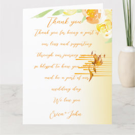 Gefaltete Dankeskarten Dankeskarte