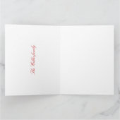 Gefaltete Dankeskarten Dankeskarte (Innenseite)