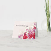 gefaltete eid mubarak card für ramadan dankeskarte (Rückseite)