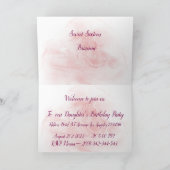 Gefaltete Einladung (Innenseite)