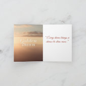 Gefaltete Einladung (Innenseite)