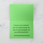 Gefaltete Einladung (Innenseite)