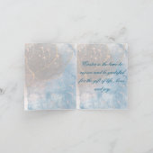 Gefaltete Feiertagskarte (Innenseite)