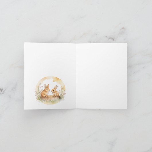 Gefaltete Feiertagskarte (Innenseite)