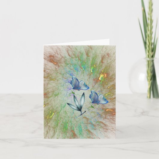 Gefaltete Feiertagskarte (Vorderseite)