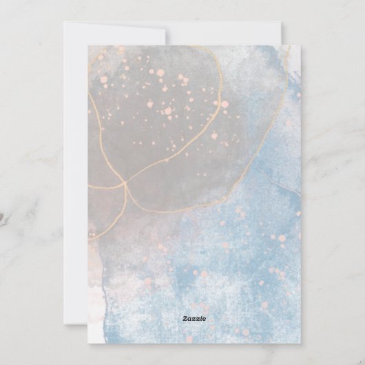 Gefaltete Feiertagskarte (Rückseite)