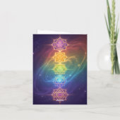 Gefaltete Feiertagskarte (Rückseite)