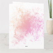 Gefaltete Feiertagskarte Karte (Rückseite)