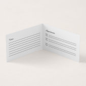 Gefaltete Grundstücksmakler-Visitenkarten Visitenkarten (Innenseite)