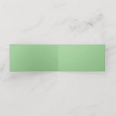 Gefaltete Grüne Farn-Peilkarte Terminkarte (Innenseite Aufgefaltet)