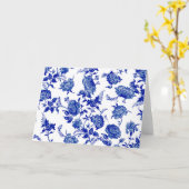 Gefaltete Gruß-Karte Alstan Delft Karte (Gelbe Blume)