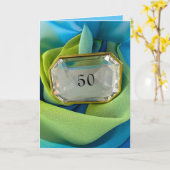 Gefaltete Grußkarte BIRTHDAY personalisieren Sie d Karte (Gelbe Blume)