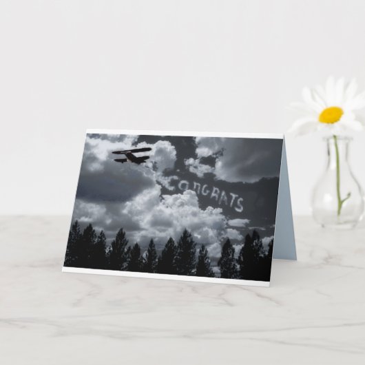 Gefaltete Grußkarte Karte (Kleine Pflanze)