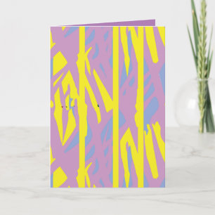 Gefaltete Grußkarte Karte