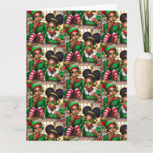 Gefaltete Grußkarte Karte