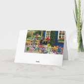 Gefaltete Grußkarte Karte (Rückseite)