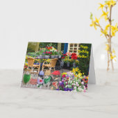 Gefaltete Grußkarte Karte (Gelbe Blume)