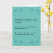 Gefaltete Grußkarte Karte (Gelbe Blume)