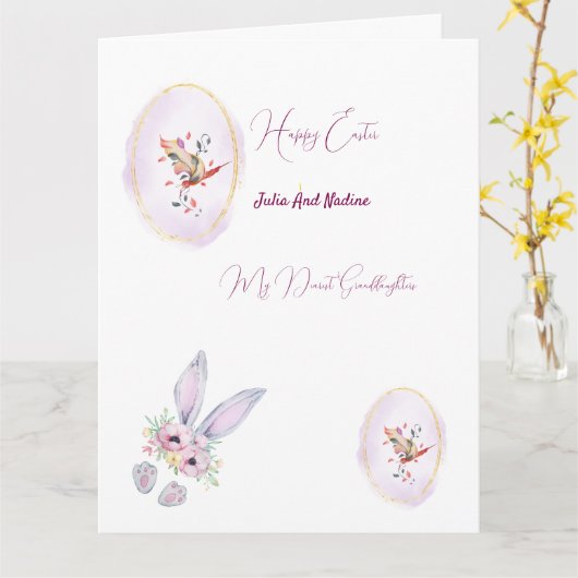 Gefaltete Grußkarte Karte (Gelbe Blume)