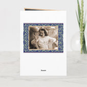 Gefaltete Grußkarte Karte (Rückseite)