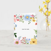 Gefaltete Grußkarte Karte (Gelbe Blume)
