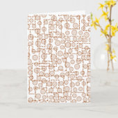 Gefaltete Grußkarte Karte (Gelbe Blume)