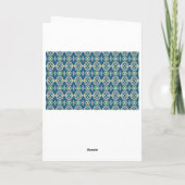 Gefaltete Grußkarte Karte (Rückseite)