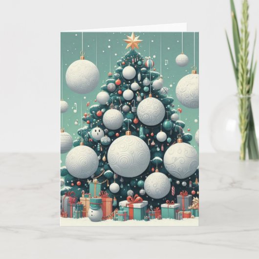 Gefaltete Grußkarte Karte (Vorderseite)