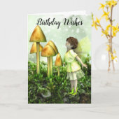 Gefaltete Grußkarte Karte (Gelbe Blume)