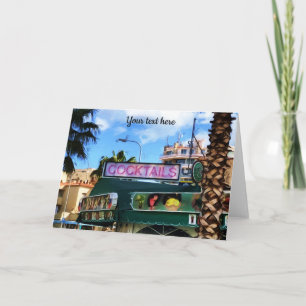 Gefaltete Grußkarte Karte