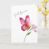 Gefaltete Grußkarte Karte (Gelbe Blume)