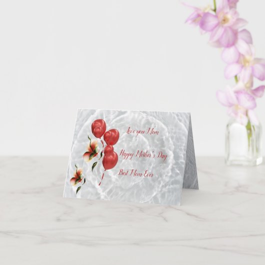 Gefaltete Grußkarte Karte (Orchidee)