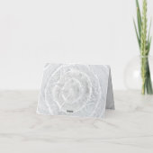 Gefaltete Grußkarte Karte (Rückseite)