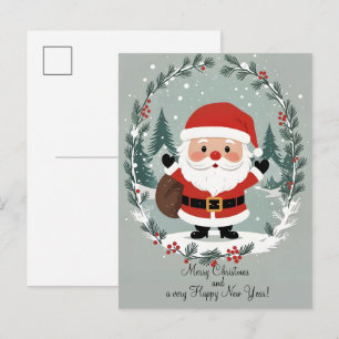 Gefaltete Grußkarte Postkarte