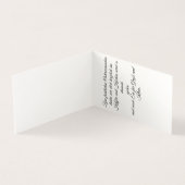 Gefaltete Karte (Innenseite)