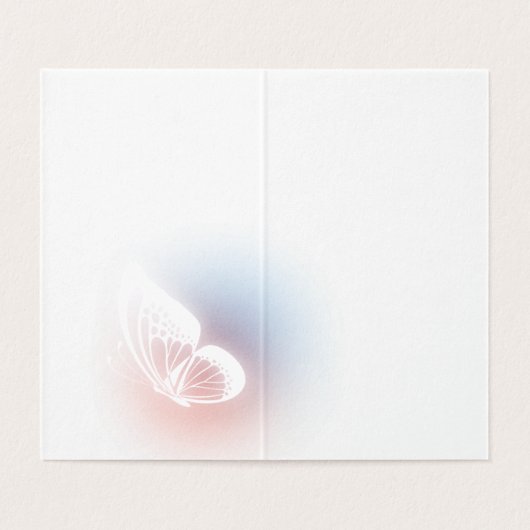 Gefaltete Karte (Innenseite Aufgefaltet)