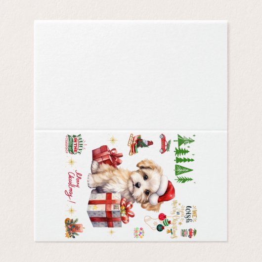 Gefaltete Karte (Außenseite Aufgefaltet)